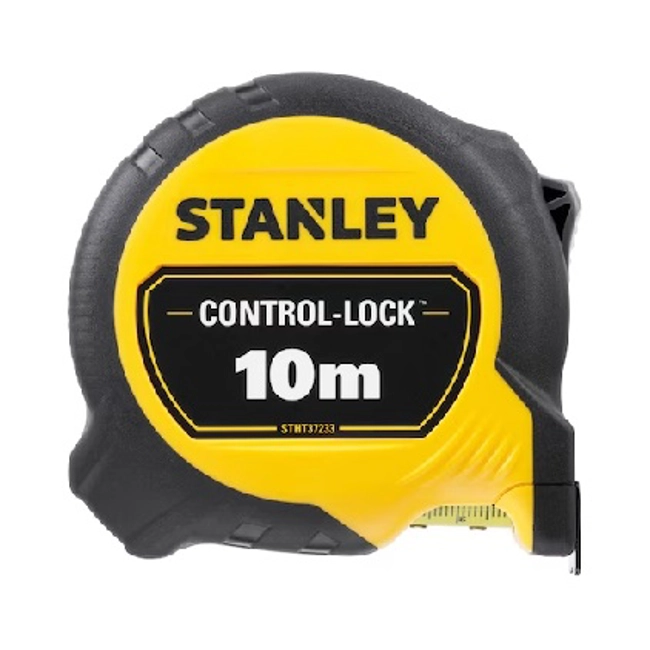 Vendita online Flessometro 10 m x 25 mm Stanley Control Lock